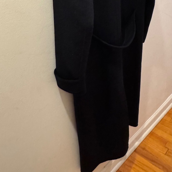 Sandro Long double-breasted coat (100% wool) - Picture 6 of 7